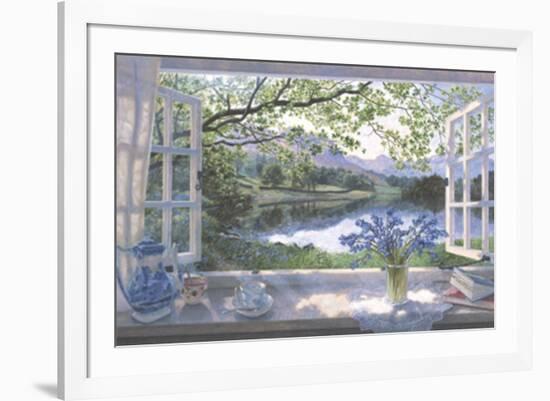 The First Bluebells-Stephen Darbishire-Framed Giclee Print