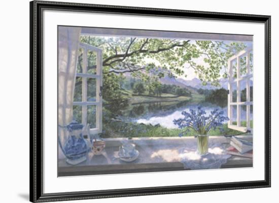 The First Bluebells-Stephen Darbishire-Framed Giclee Print