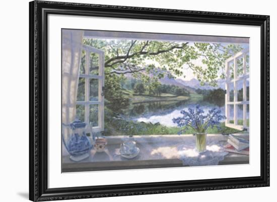 The First Bluebells-Stephen Darbishire-Framed Giclee Print