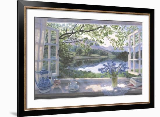 The First Bluebells-Stephen Darbishire-Framed Giclee Print