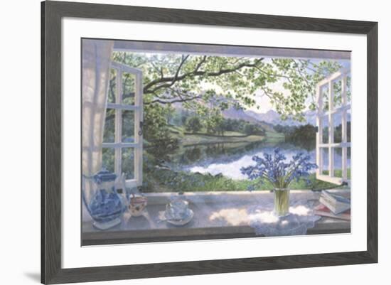 The First Bluebells-Stephen Darbishire-Framed Giclee Print