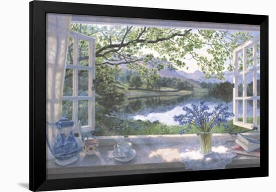 The First Bluebells-Stephen Darbishire-Framed Giclee Print