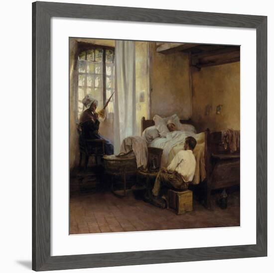 The First Born-Gaston La Touche-Framed Premium Giclee Print