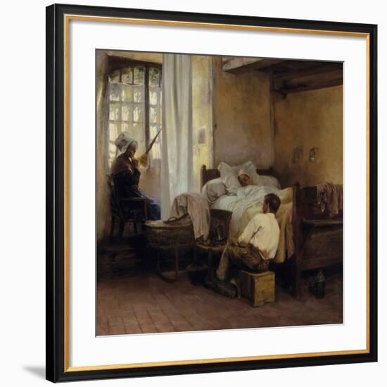 The First Born-Gaston La Touche-Framed Premium Giclee Print