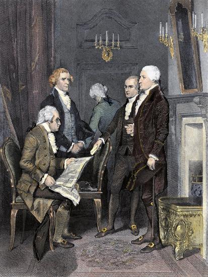 The First Cabinet Under President Washington Knox Jefferson