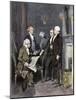 The First Cabinet under President Washington - Knox, Jefferson, Hamilton, and Randolph-null-Mounted Giclee Print