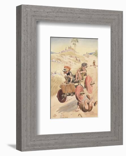 The First Car-Lawson Wood-Framed Premium Giclee Print