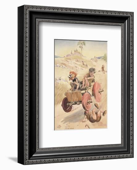 The First Car-Lawson Wood-Framed Premium Giclee Print