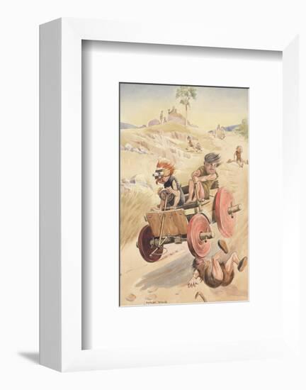 The First Car-Lawson Wood-Framed Premium Giclee Print