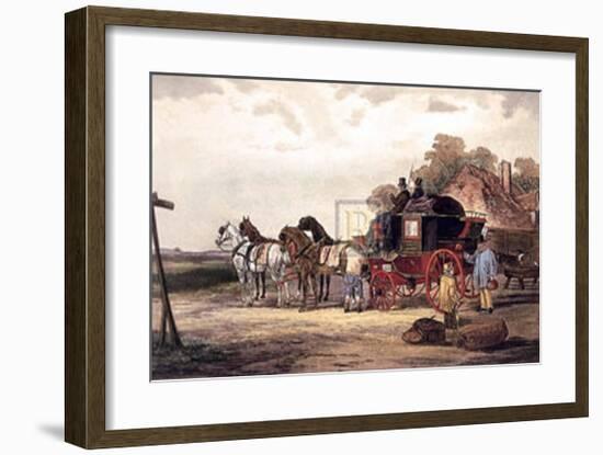 The First Change Up-William J. Shayer Jnr-Framed Art Print