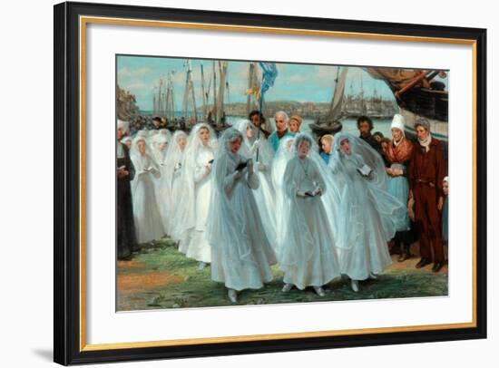 The First Communion, 1878-Phillip Richard Morris-Framed Giclee Print