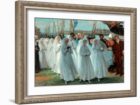 The First Communion, 1878-Phillip Richard Morris-Framed Giclee Print