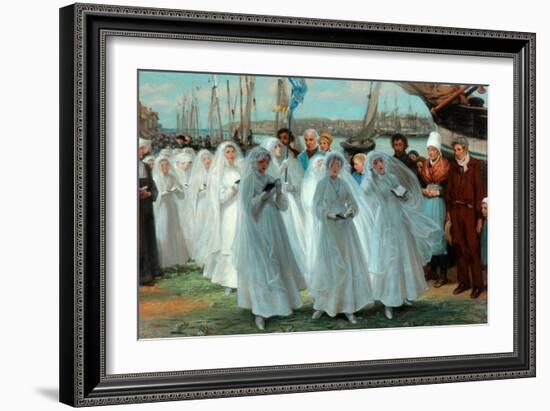 The First Communion, 1878-Phillip Richard Morris-Framed Giclee Print