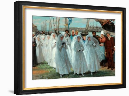 The First Communion, 1878-Phillip Richard Morris-Framed Giclee Print