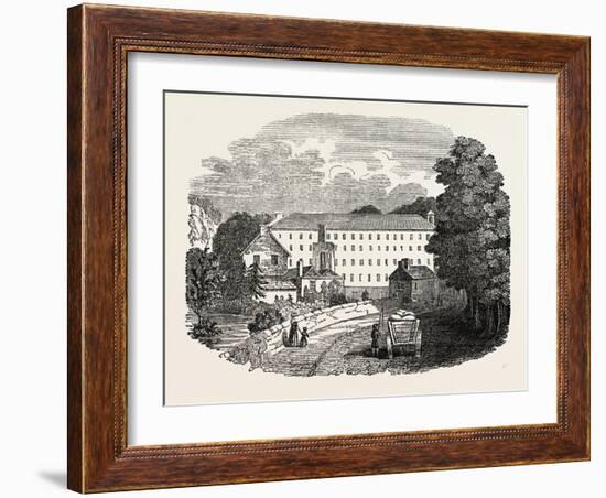 The First Cotton Mill at Cromford, Derbyshire, England, UK-null-Framed Giclee Print