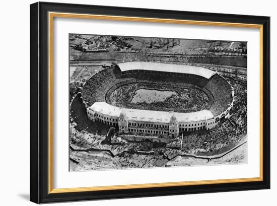 The First Cup Final at Wembley Stadium, London, 1923-null-Framed Giclee Print