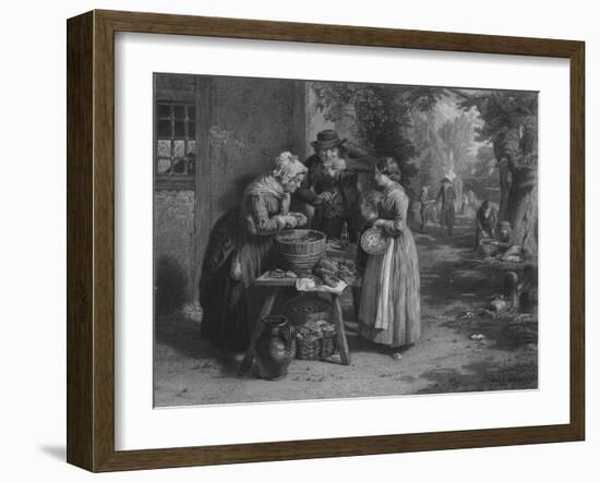 'The First Day of Oysters', 1863-William Greatbach-Framed Giclee Print