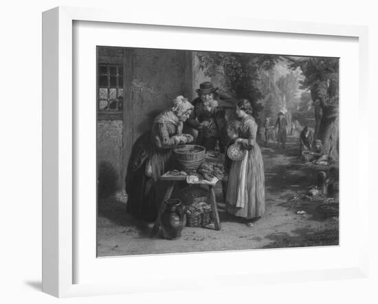 'The First Day of Oysters', 1863-William Greatbach-Framed Giclee Print