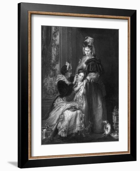 The First Ear Ring, 1849-William Greatbach-Framed Giclee Print