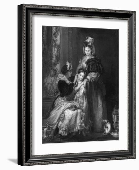 The First Ear Ring, 1849-William Greatbach-Framed Giclee Print