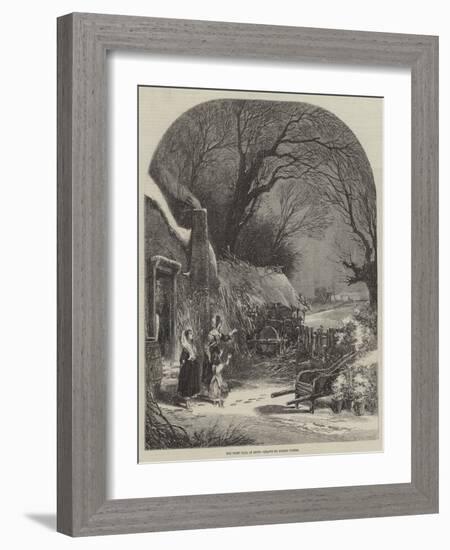 The First Fall of Snow-Myles Birket Foster-Framed Giclee Print