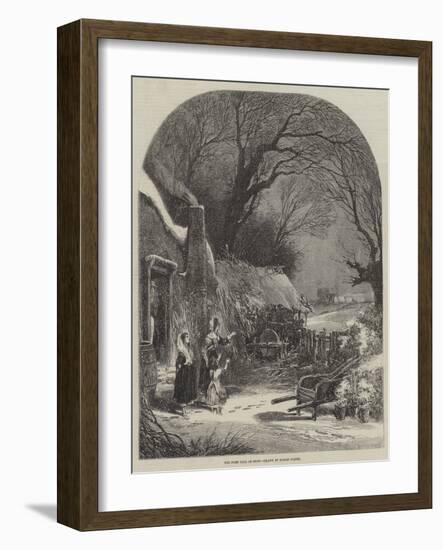 The First Fall of Snow-Myles Birket Foster-Framed Giclee Print