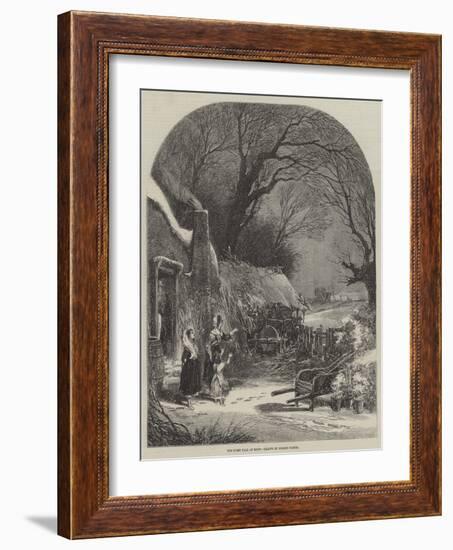 The First Fall of Snow-Myles Birket Foster-Framed Giclee Print