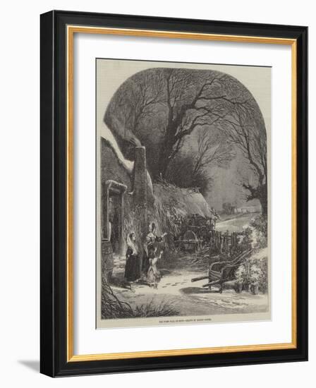 The First Fall of Snow-Myles Birket Foster-Framed Giclee Print