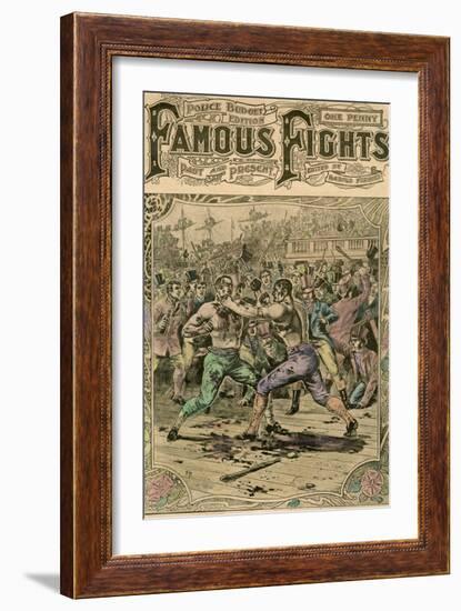 The First Fight Between Tom Spring and Jack Langan, 1824-null-Framed Giclee Print