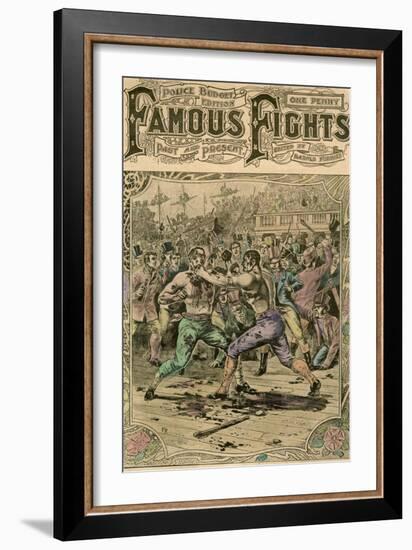 The First Fight Between Tom Spring and Jack Langan, 1824-null-Framed Giclee Print
