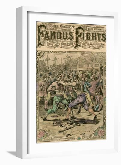 The First Fight Between Tom Spring and Jack Langan, 1824-null-Framed Giclee Print