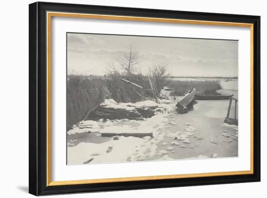 The First Frost ( la première gelée)-Peter Henry Emerson-Framed Giclee Print