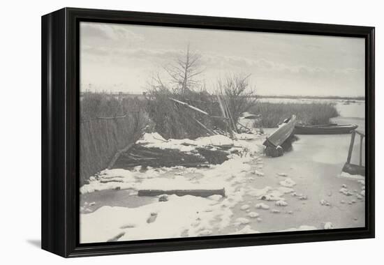 The First Frost ( la première gelée)-Peter Henry Emerson-Framed Premier Image Canvas