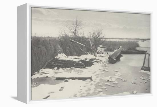 The First Frost ( la première gelée)-Peter Henry Emerson-Framed Premier Image Canvas