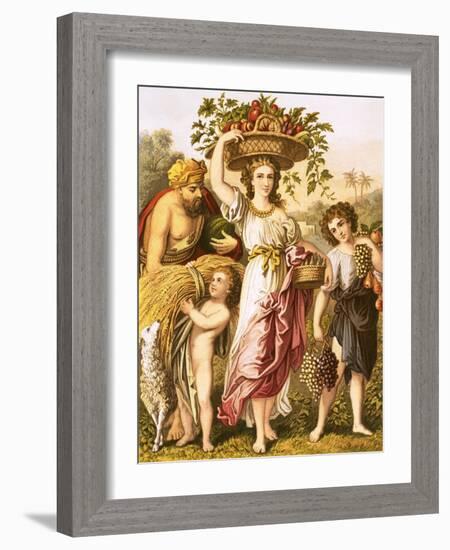 The First Fruits-English-Framed Giclee Print