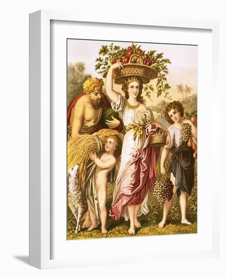 The First Fruits-English-Framed Giclee Print