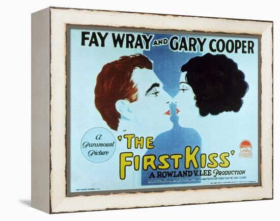 The First Kiss, 1928-null-Framed Stretched Canvas