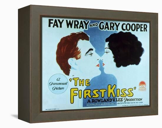 The First Kiss, 1928-null-Framed Stretched Canvas