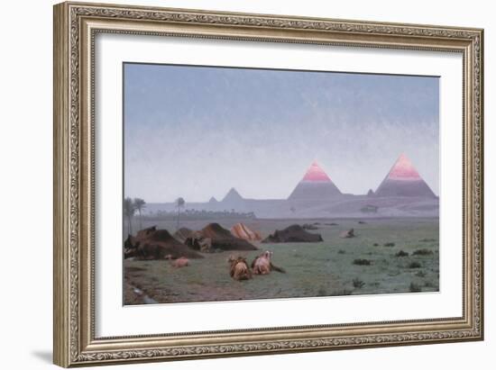 The First Kiss of the Sun-Jean Leon Gerome-Framed Giclee Print