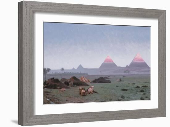 The First Kiss of the Sun-Jean Leon Gerome-Framed Giclee Print