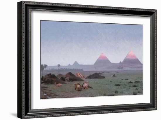 The First Kiss of the Sun-Jean Leon Gerome-Framed Giclee Print