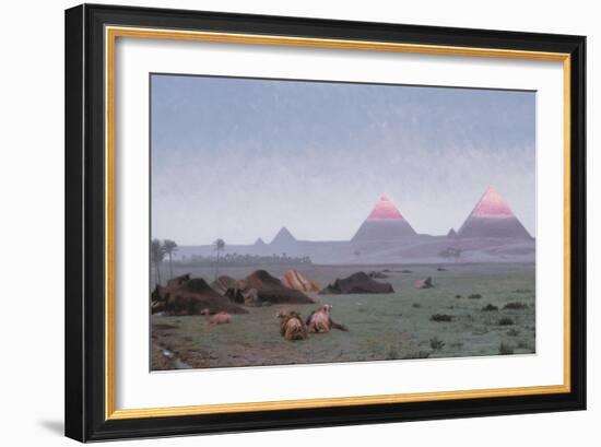 The First Kiss of the Sun-Jean Leon Gerome-Framed Giclee Print