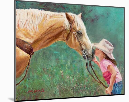 The First Kiss-June Dudley-Mounted Art Print