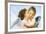 The First Kiss-William Adolphe Bouguereau-Framed Art Print