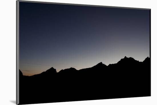 The First Light, View from the Lazinser Valley on Rotenspitze and Schieferspitz, South Tirol-Rolf Roeckl-Mounted Photographic Print