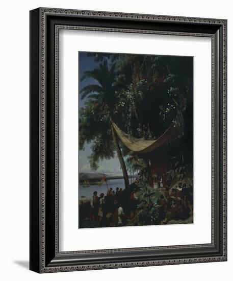 The First Mass in America-Philibert-Louis Debucourt-Framed Giclee Print