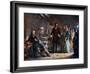 The First Meeting of Prince Charles and Flora Macdonald on the Island of South Uist, 1925-Alexander Johnston-Framed Giclee Print
