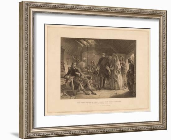 'The First Meeting of Prince Charles with Flora Macdonald', 1747 (1878)-Robert Anderson-Framed Giclee Print