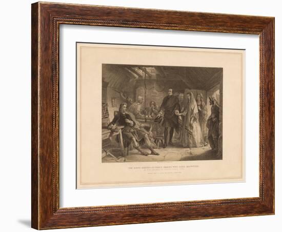 'The First Meeting of Prince Charles with Flora Macdonald', 1747 (1878)-Robert Anderson-Framed Giclee Print