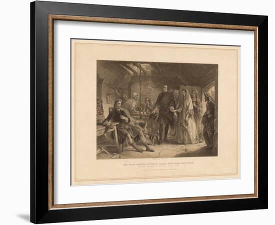 'The First Meeting of Prince Charles with Flora Macdonald', 1747 (1878)-Robert Anderson-Framed Giclee Print